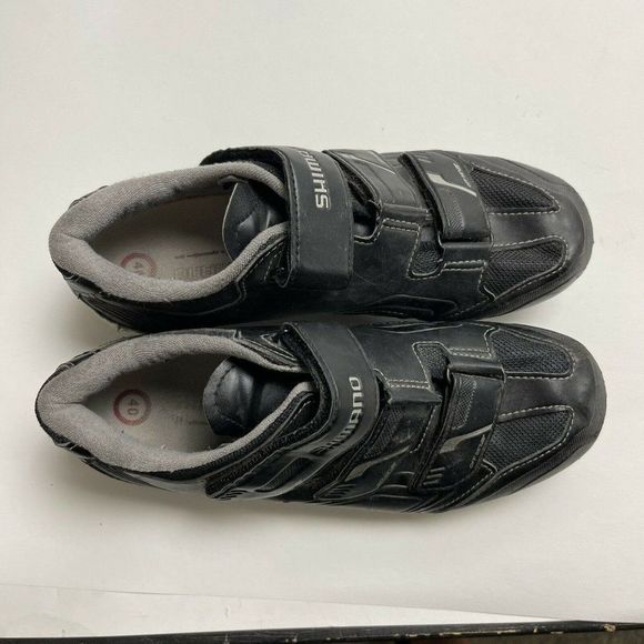 Shimano Cycling Spin Shoes Womens Sz 7.8 Off Set SH-WM52L Black EU 40 - Picture 4 of 6
